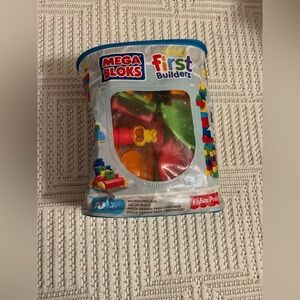 Mega Bloks First Builders Train Set - Train Track and Car Awesome Toy Set